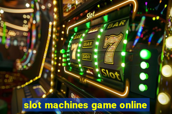 slot machines game online