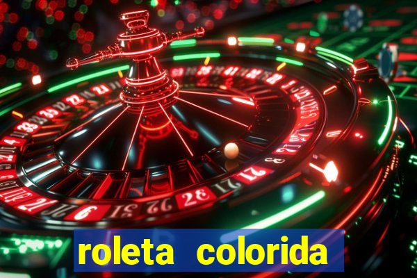 roleta colorida para imprimir