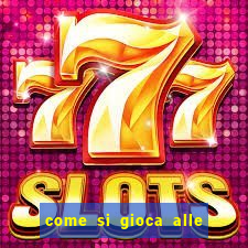 come si gioca alle slot machine