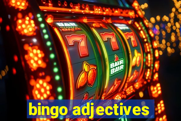 bingo adjectives