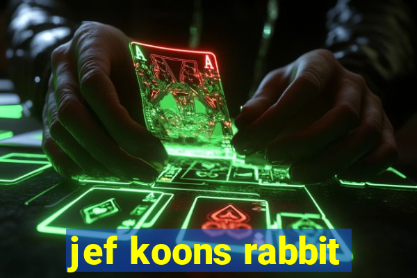 jef koons rabbit