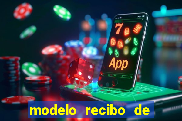 modelo recibo de pagamento autonomo