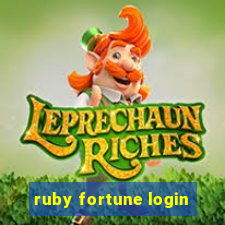 ruby fortune login