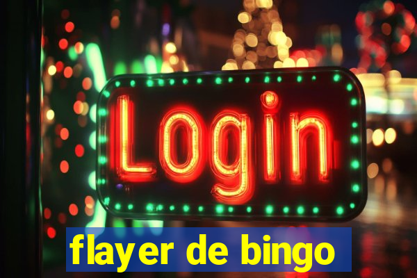 flayer de bingo