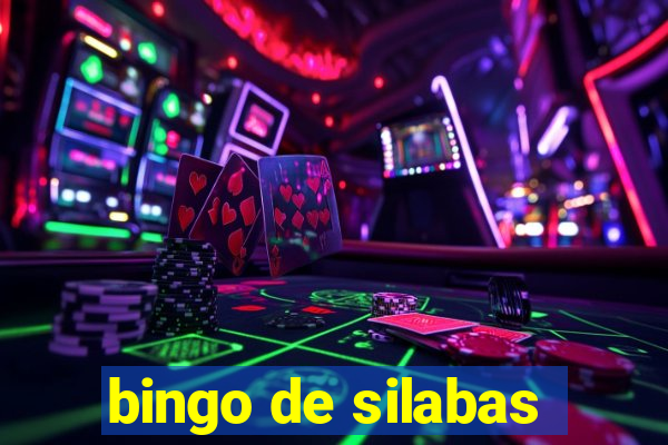 bingo de silabas