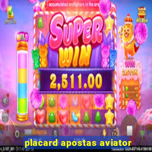 placard apostas aviator