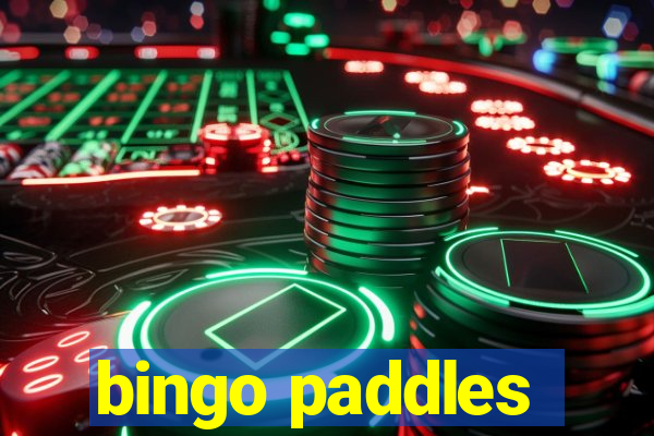 bingo paddles