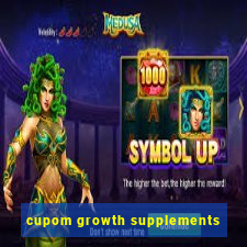 cupom growth supplements