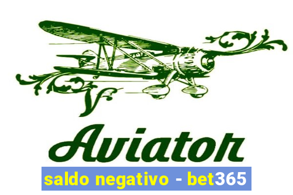 saldo negativo - bet365