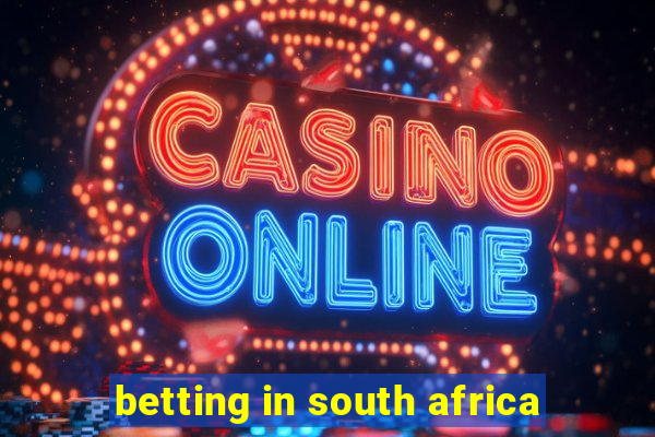 betting in south africa