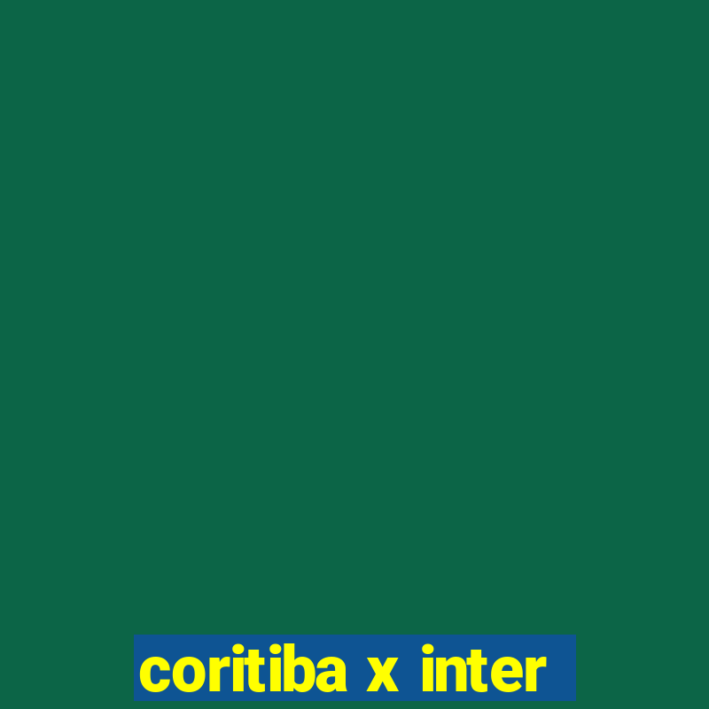 coritiba x inter