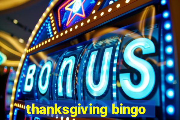 thanksgiving bingo