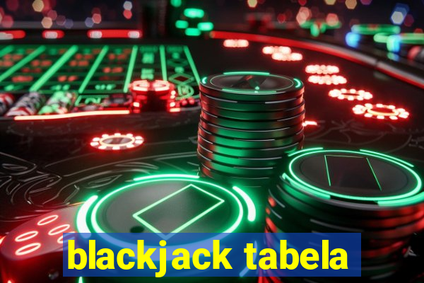 blackjack tabela