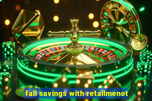 fall savings with retailmenot