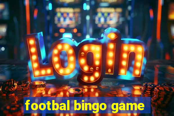 footbal bingo game