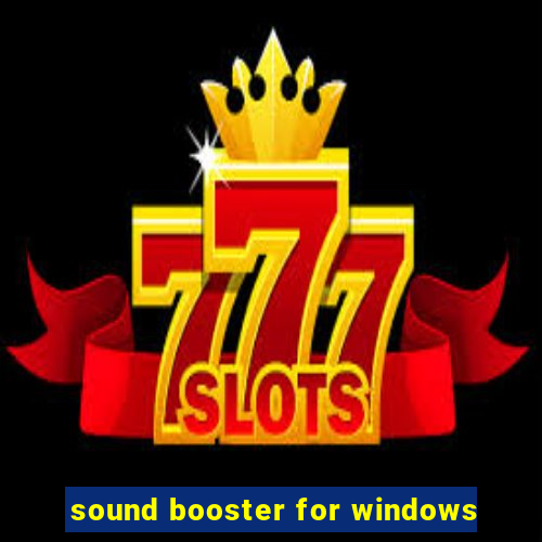 sound booster for windows