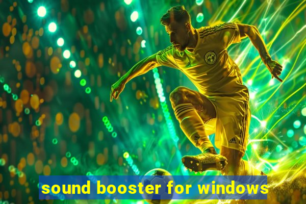 sound booster for windows