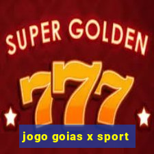 jogo goias x sport