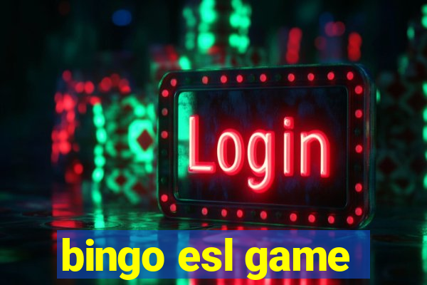 bingo esl game