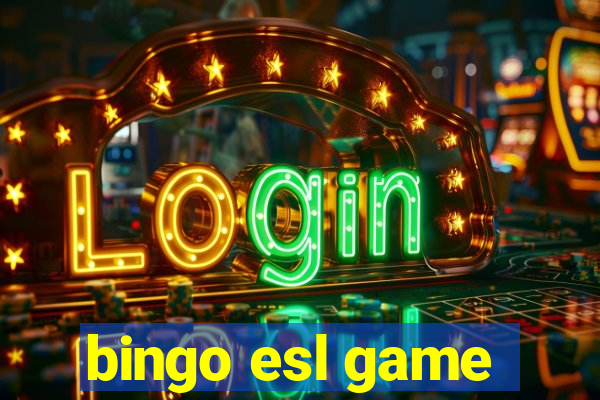 bingo esl game