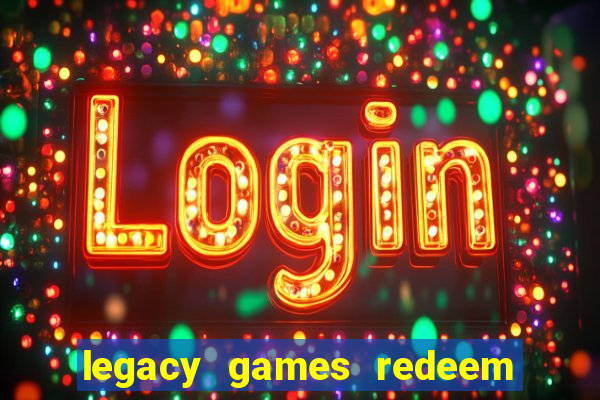 legacy games redeem code prime