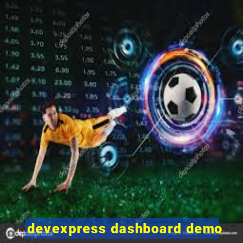 devexpress dashboard demo