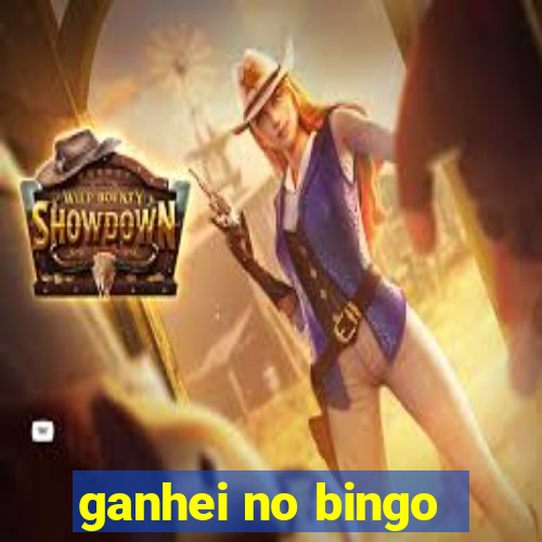 ganhei no bingo