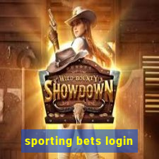 sporting bets login