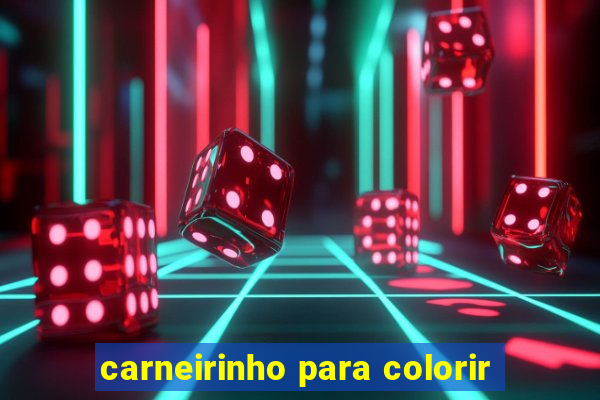 carneirinho para colorir