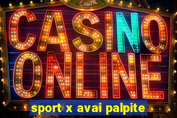 sport x avai palpite