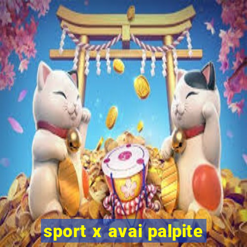 sport x avai palpite