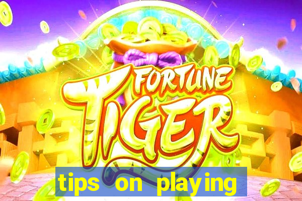 tips on playing slot machines