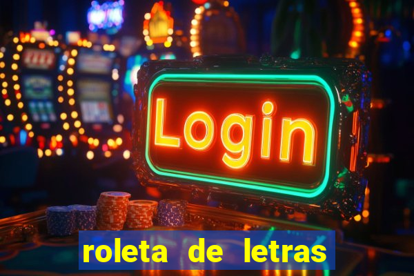 roleta de letras stop online