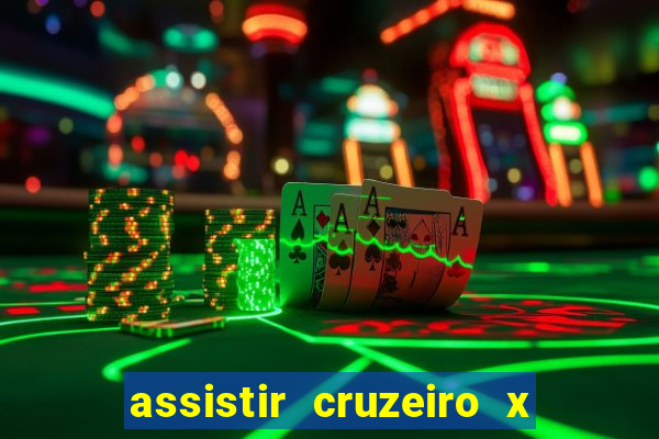 assistir cruzeiro x bragantino ao vivo