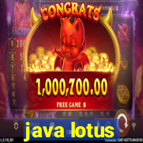 java lotus