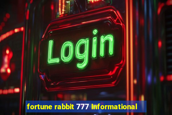 fortune rabbit 777 Informational