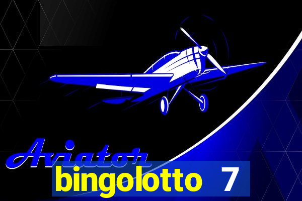 bingolotto 7 januari 2024