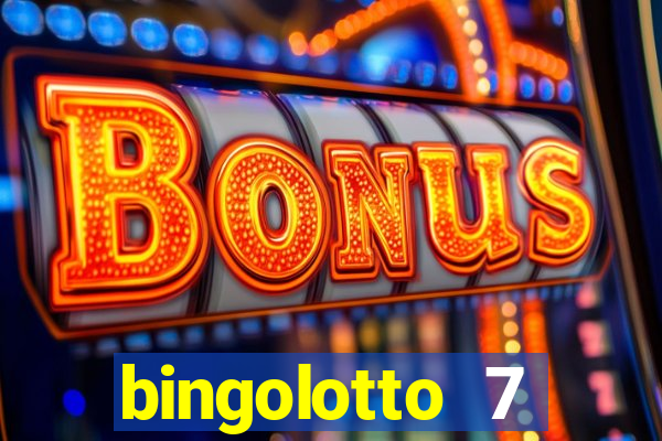 bingolotto 7 januari 2024