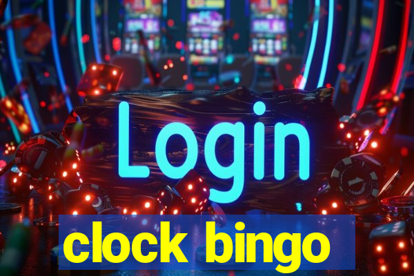 clock bingo