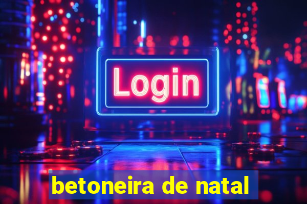 betoneira de natal