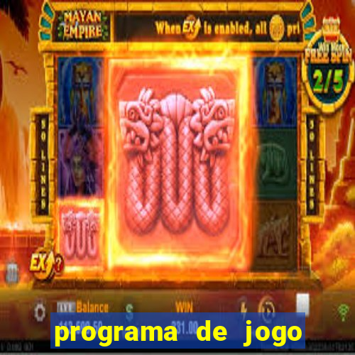 programa de jogo de futebol