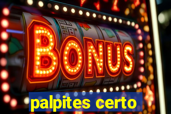 palpites certo