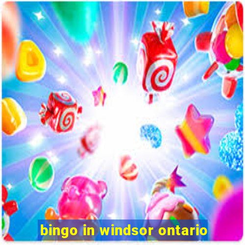 bingo in windsor ontario