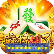 hexomedine spray para garganta