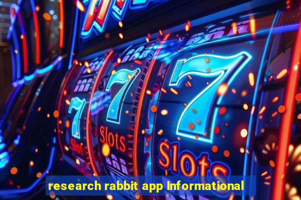 research rabbit app Informational