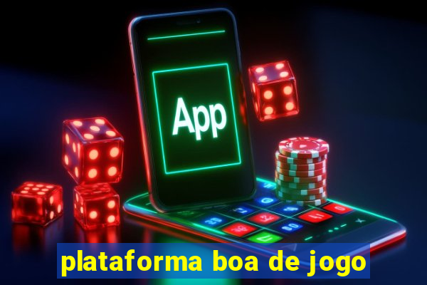 plataforma boa de jogo