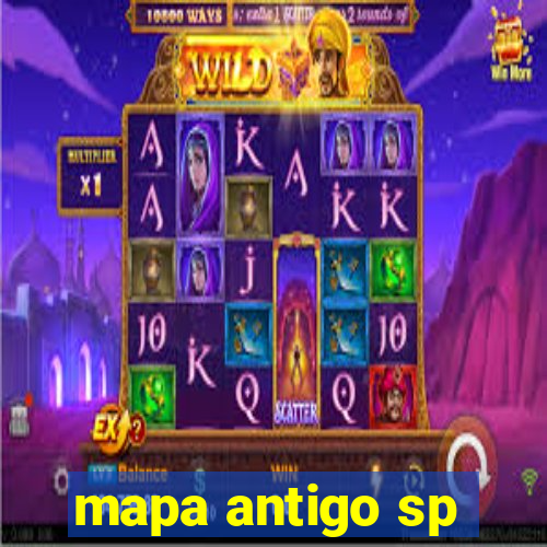 mapa antigo sp