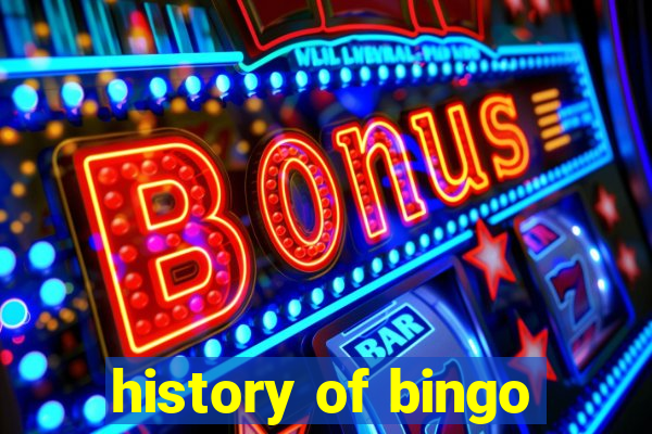 history of bingo