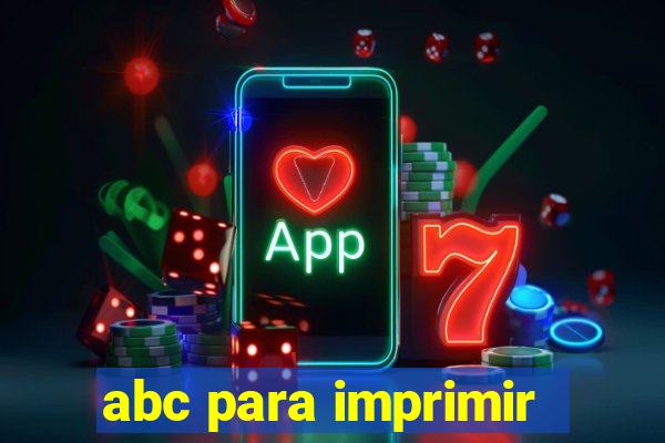 abc para imprimir