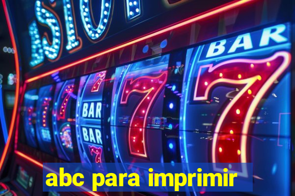 abc para imprimir